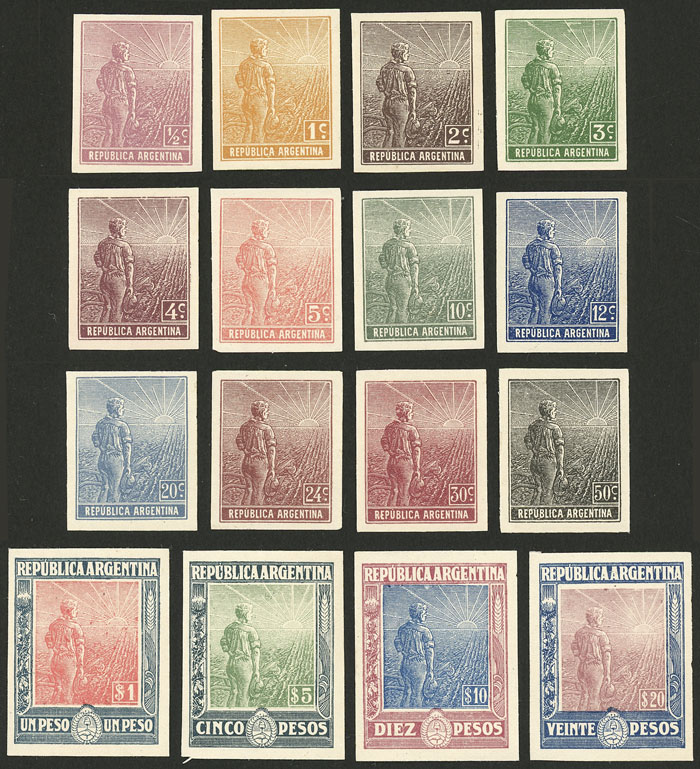 Lot 200 - Argentina general issues -  Guillermo Jalil - Philatino Auction # 2550 ARGENTINA: General sale with lots at very low starts!