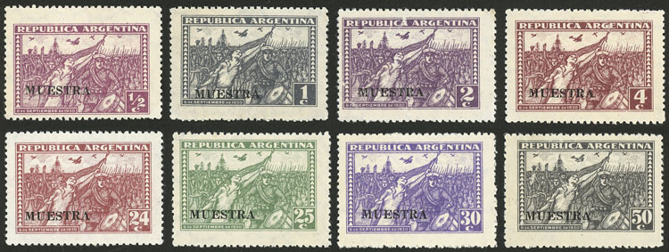 Lot 262 - Argentina general issues -  Guillermo Jalil - Philatino Auction # 2550 ARGENTINA: General sale with lots at very low starts!