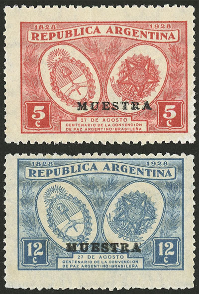 Lot 255 - Argentina general issues -  Guillermo Jalil - Philatino Auction # 2550 ARGENTINA: General sale with lots at very low starts!