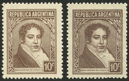 Lot 290 - Argentina general issues -  Guillermo Jalil - Philatino Auction # 2550 ARGENTINA: General sale with lots at very low starts!