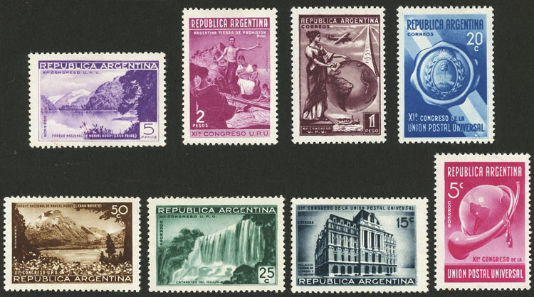 Lot 336 - Argentina general issues -  Guillermo Jalil - Philatino Auction # 2550 ARGENTINA: General sale with lots at very low starts!
