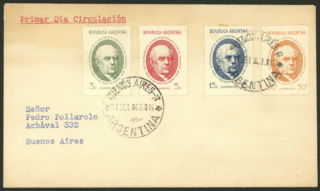 Lot 334 - Argentina general issues -  Guillermo Jalil - Philatino Auction # 2550 ARGENTINA: General sale with lots at very low starts!
