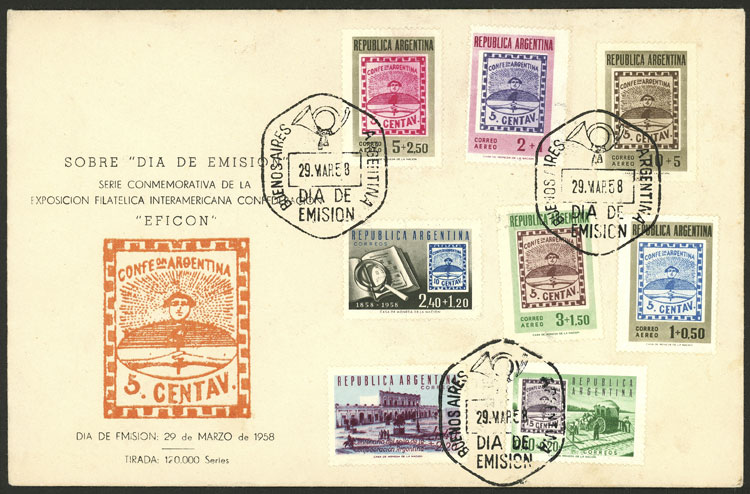Lot 510 - Argentina general issues - Guillermo Jalil - Philatino Auction # 2550 ARGENTINA: General sale with lots at very low starts! Lot 510 - Argentina general issues - Guillermo Jalil - Philatino Auction # 2550 ARGENTINA: General sale with lots at very low starts!