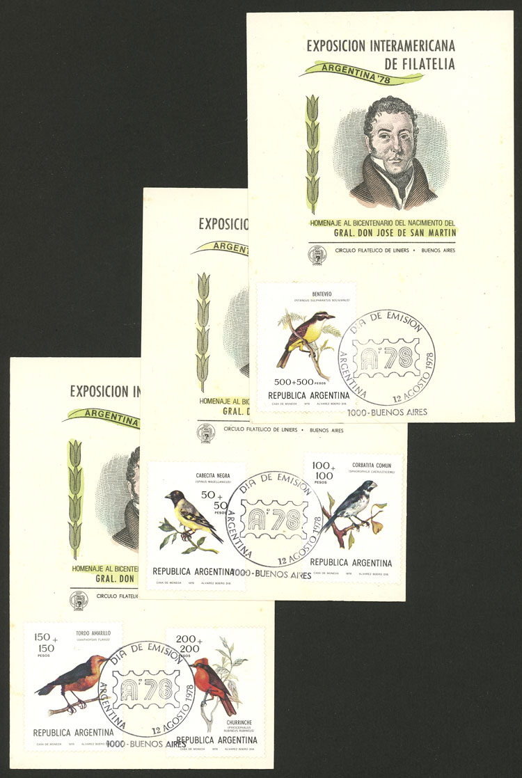 Lot 631 - Argentina general issues - Guillermo Jalil - Philatino Auction # 2550 ARGENTINA: General sale with lots at very low starts! Lot 631 - Argentina general issues - Guillermo Jalil - Philatino Auction # 2550 ARGENTINA: General sale with lots at very low starts!