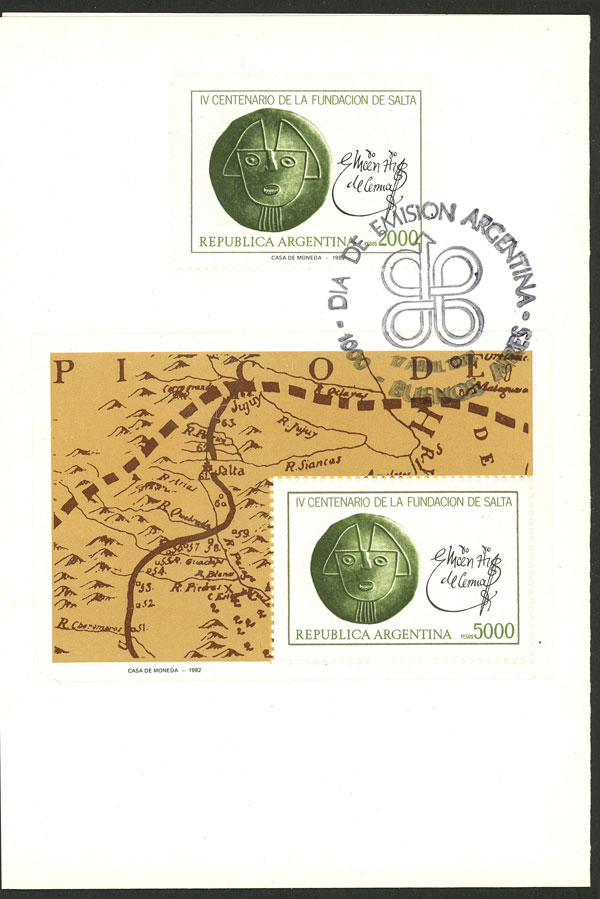 Lot 637 - Argentina general issues - Guillermo Jalil - Philatino Auction # 2550 ARGENTINA: General sale with lots at very low starts! Lot 637 - Argentina general issues - Guillermo Jalil - Philatino Auction # 2550 ARGENTINA: General sale with lots at very low starts!