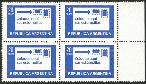Lot 622 - Argentina general issues -  Guillermo Jalil - Philatino Auction # 2550 ARGENTINA: General sale with lots at very low starts!