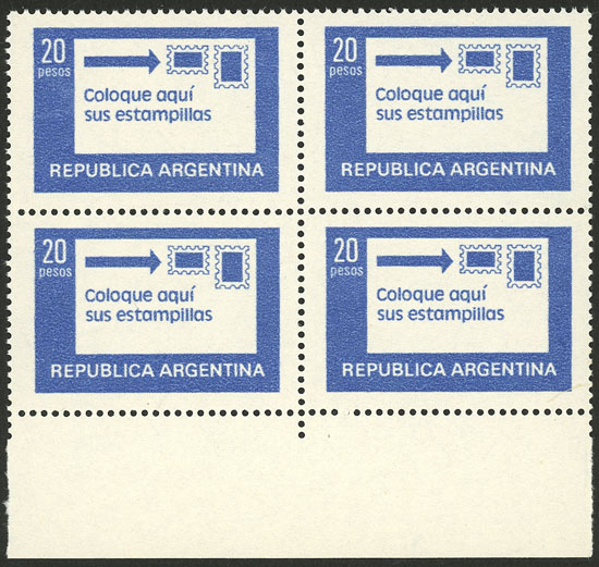 Lot 623 - Argentina general issues -  Guillermo Jalil - Philatino Auction # 2550 ARGENTINA: General sale with lots at very low starts!