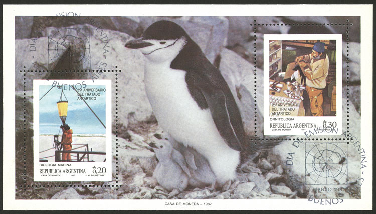 Lot 798 - Argentina souvenir sheets -  Guillermo Jalil - Philatino Auction # 2550 ARGENTINA: General sale with lots at very low starts!