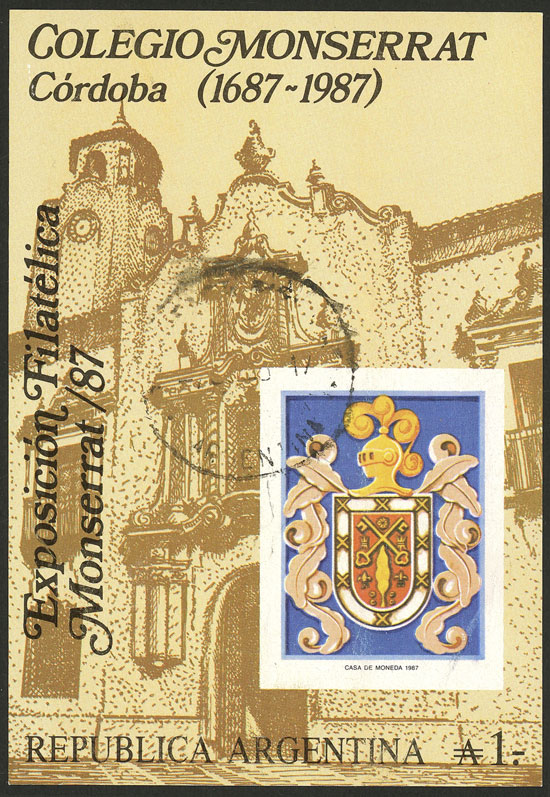 Lot 799 - Argentina souvenir sheets -  Guillermo Jalil - Philatino Auction # 2550 ARGENTINA: General sale with lots at very low starts!