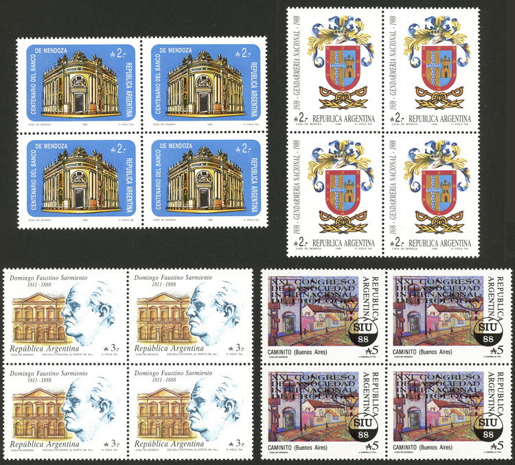 Lot 663 - Argentina general issues - Guillermo Jalil - Philatino Auction # 2550 ARGENTINA: General sale with lots at very low starts! Lot 663 - Argentina general issues - Guillermo Jalil - Philatino Auction # 2550 ARGENTINA: General sale with lots at very low starts!