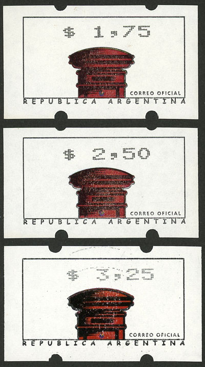 Lot 857 - Argentina variable value stamps - Guillermo Jalil - Philatino Auction # 2550 ARGENTINA: General sale with lots at very low starts! Lot 857 - Argentina variable value stamps - Guillermo Jalil - Philatino Auction # 2550 ARGENTINA: General sale with lots at very low starts!