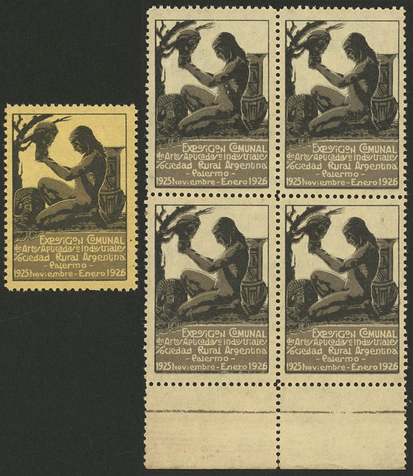Lot 976 - Argentina cinderellas -  Guillermo Jalil - Philatino Auction # 2550 ARGENTINA: General sale with lots at very low starts!