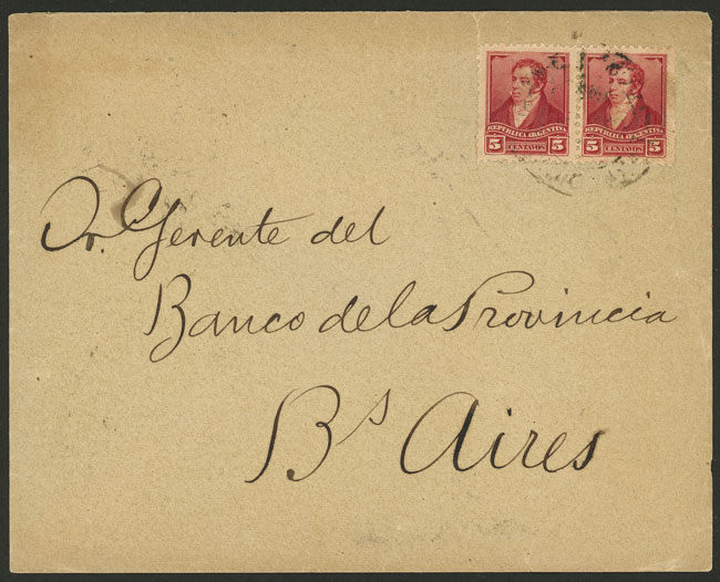 Lot 870 - Argentina postal history - Guillermo Jalil - Philatino Auction # 2550 ARGENTINA: General sale with lots at very low starts! Lot 870 - Argentina postal history - Guillermo Jalil - Philatino Auction # 2550 ARGENTINA: General sale with lots at very low starts!