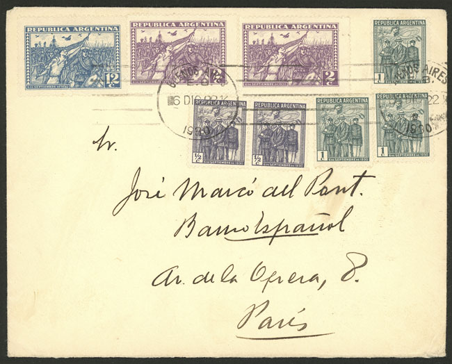 Lot 890 - Argentina postal history -  Guillermo Jalil - Philatino Auction # 2550 ARGENTINA: General sale with lots at very low starts!