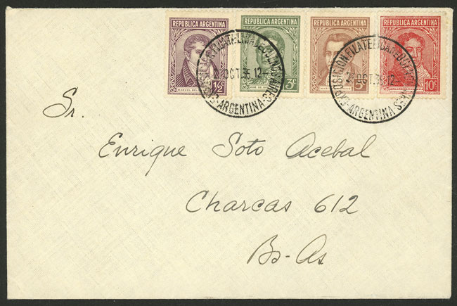 Lot 892 - Argentina postal history -  Guillermo Jalil - Philatino Auction # 2550 ARGENTINA: General sale with lots at very low starts!