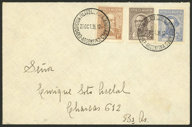 Lot 893 - Argentina postal history -  Guillermo Jalil - Philatino Auction # 2550 ARGENTINA: General sale with lots at very low starts!