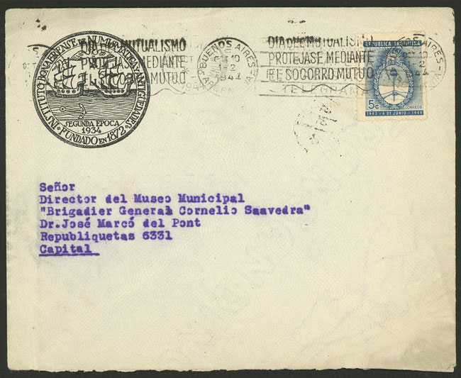 Lot 902 - Argentina postal history - Guillermo Jalil - Philatino Auction # 2550 ARGENTINA: General sale with lots at very low starts! Lot 902 - Argentina postal history - Guillermo Jalil - Philatino Auction # 2550 ARGENTINA: General sale with lots at very low starts!