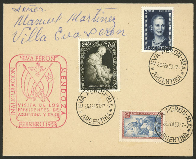 Lot 909 - Argentina postal history - Guillermo Jalil - Philatino Auction # 2550 ARGENTINA: General sale with lots at very low starts! Lot 909 - Argentina postal history - Guillermo Jalil - Philatino Auction # 2550 ARGENTINA: General sale with lots at very low starts!