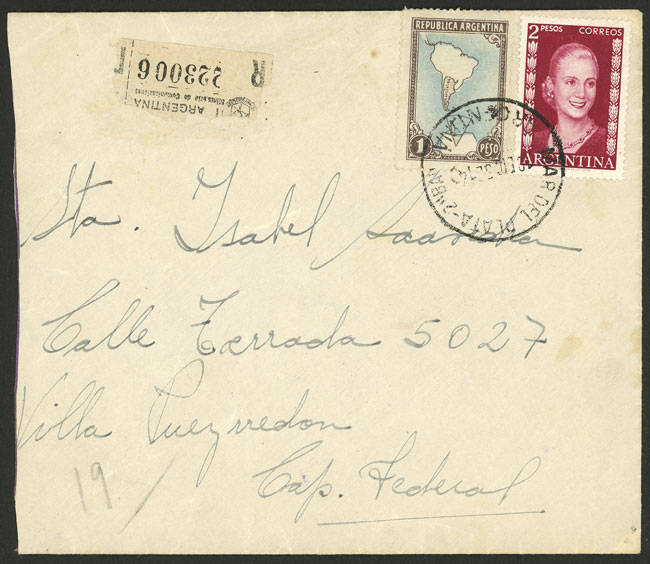 Lot 908 - Argentina postal history - Guillermo Jalil - Philatino Auction # 2550 ARGENTINA: General sale with lots at very low starts! Lot 908 - Argentina postal history - Guillermo Jalil - Philatino Auction # 2550 ARGENTINA: General sale with lots at very low starts!