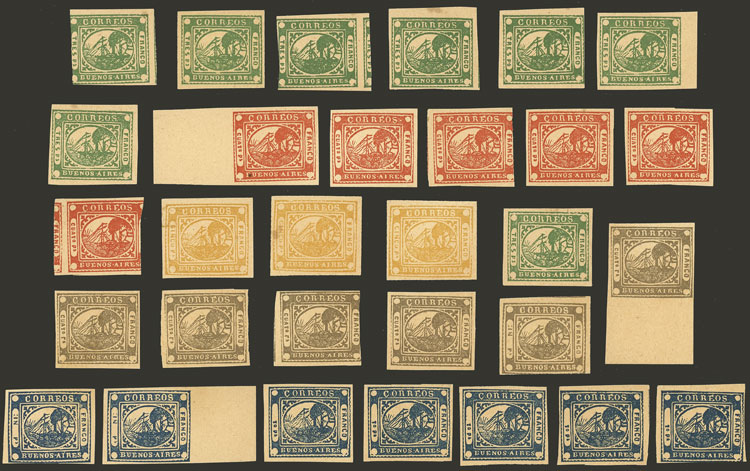 Lot 5 - Argentina barquitos -  Guillermo Jalil - Philatino Auction # 2550 ARGENTINA: General sale with lots at very low starts!