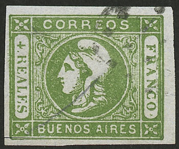 Lot 11 - Argentina cabecitas -  Guillermo Jalil - Philatino Auction # 2550 ARGENTINA: General sale with lots at very low starts!