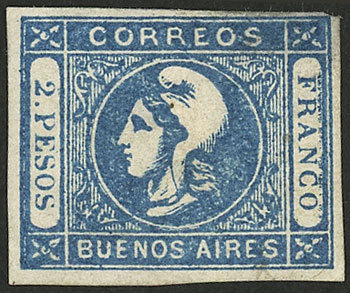 Lot 18 - Argentina cabecitas -  Guillermo Jalil - Philatino Auction # 2550 ARGENTINA: General sale with lots at very low starts!