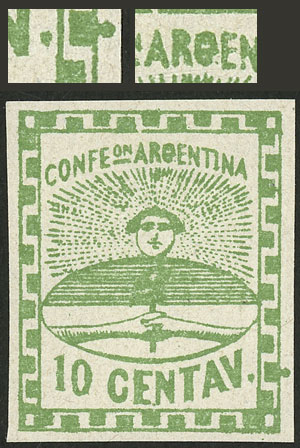 Lot 32 - Argentina confederation - Guillermo Jalil - Philatino Auction # 2550 ARGENTINA: General sale with lots at very low starts! Lot 32 - Argentina confederation - Guillermo Jalil - Philatino Auction # 2550 ARGENTINA: General sale with lots at very low starts!