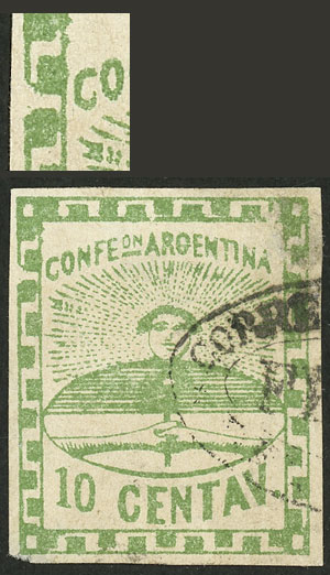 Lot 34 - Argentina confederation - Guillermo Jalil - Philatino Auction # 2550 ARGENTINA: General sale with lots at very low starts! Lot 34 - Argentina confederation - Guillermo Jalil - Philatino Auction # 2550 ARGENTINA: General sale with lots at very low starts!