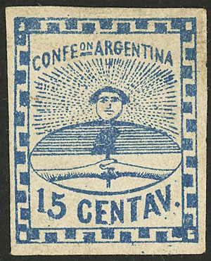Lot 38 - Argentina confederation - Guillermo Jalil - Philatino Auction # 2550 ARGENTINA: General sale with lots at very low starts! Lot 38 - Argentina confederation - Guillermo Jalil - Philatino Auction # 2550 ARGENTINA: General sale with lots at very low starts!