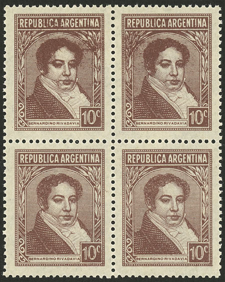 Lot 291 - Argentina general issues -  Guillermo Jalil - Philatino Auction # 2550 ARGENTINA: General sale with lots at very low starts!