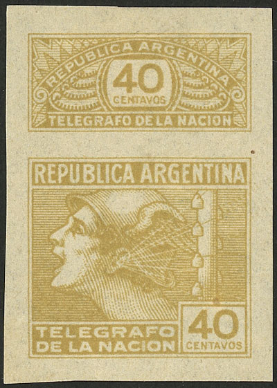 Lot 848 - Argentina telegraph stamps - Guillermo Jalil - Philatino Auction # 2550 ARGENTINA: General sale with lots at very low starts! Lot 848 - Argentina telegraph stamps - Guillermo Jalil - Philatino Auction # 2550 ARGENTINA: General sale with lots at very low starts!