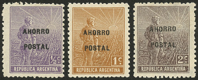 Lot 771 - Argentina ahorro postal -  Guillermo Jalil - Philatino Auction # 2550 ARGENTINA: General sale with lots at very low starts!