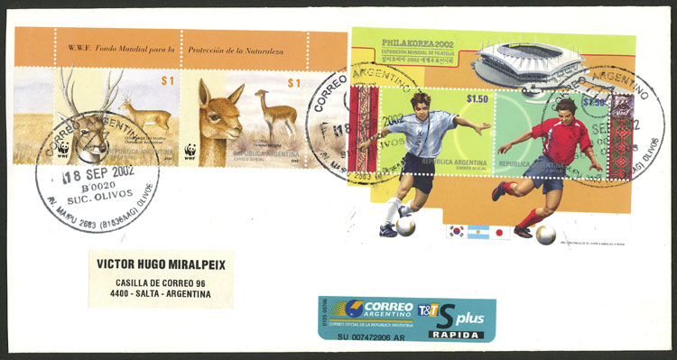 Lot 941 - Argentina postal history - Guillermo Jalil - Philatino Auction # 2550 ARGENTINA: General sale with lots at very low starts! Lot 941 - Argentina postal history - Guillermo Jalil - Philatino Auction # 2550 ARGENTINA: General sale with lots at very low starts!