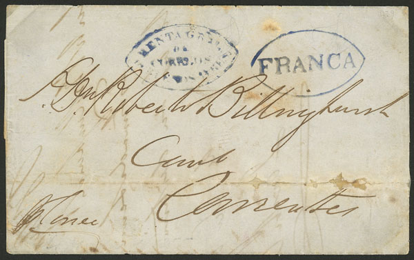 Lot 865 - Argentina postal history - Guillermo Jalil - Philatino Auction # 2550 ARGENTINA: General sale with lots at very low starts! Lot 865 - Argentina postal history - Guillermo Jalil - Philatino Auction # 2550 ARGENTINA: General sale with lots at very low starts!