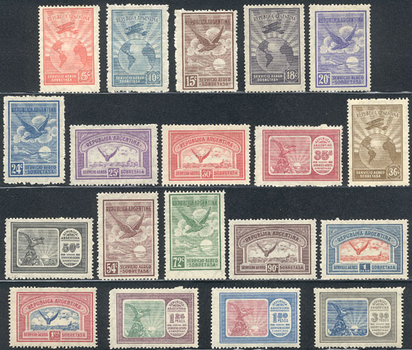 Lot 763 - Argentina airmail -  Guillermo Jalil - Philatino Auction # 2550 ARGENTINA: General sale with lots at very low starts!