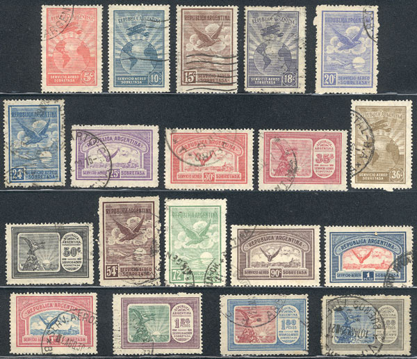 Lot 764 - Argentina airmail -  Guillermo Jalil - Philatino Auction # 2550 ARGENTINA: General sale with lots at very low starts!