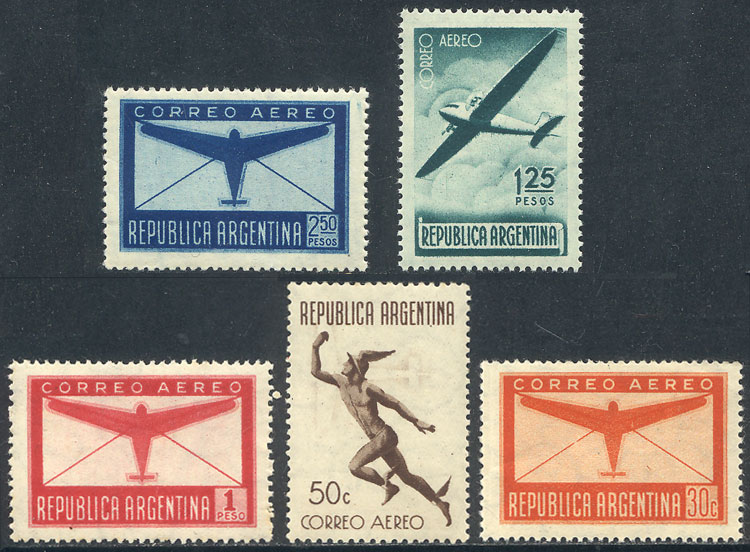 Lot 766 - Argentina airmail -  Guillermo Jalil - Philatino Auction # 2550 ARGENTINA: General sale with lots at very low starts!