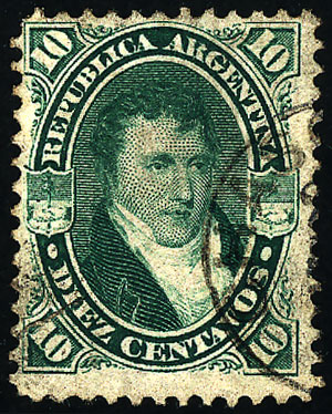 Lot 102 - Argentina general issues -  Guillermo Jalil - Philatino Auction # 2550 ARGENTINA: General sale with lots at very low starts!
