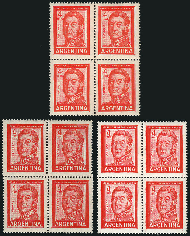 Lot 528 - Argentina general issues -  Guillermo Jalil - Philatino Auction # 2550 ARGENTINA: General sale with lots at very low starts!