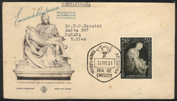 Lot 769 - Argentina airmail -  Guillermo Jalil - Philatino Auction # 2550 ARGENTINA: General sale with lots at very low starts!