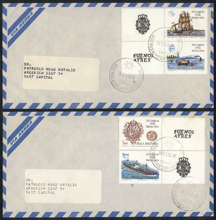 Lot 821 - Argentina general issues -  Guillermo Jalil - Philatino Auction # 2605 ARGENTINA: Very good selection of interesting lots with very low prices!