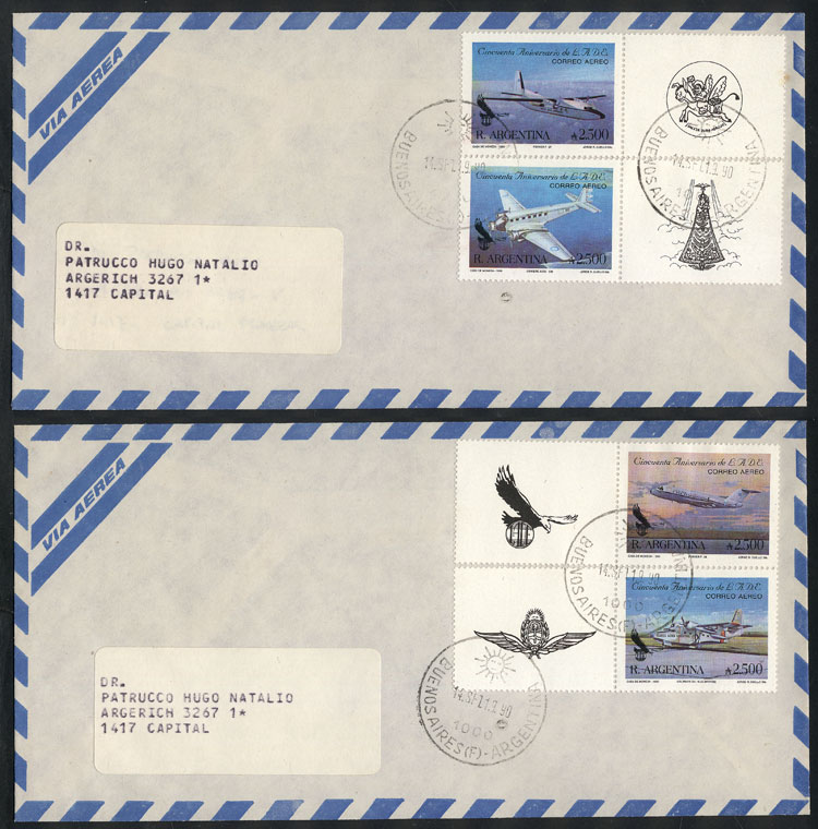 Lot 822 - Argentina general issues -  Guillermo Jalil - Philatino Auction # 2605 ARGENTINA: Very good selection of interesting lots with very low prices!