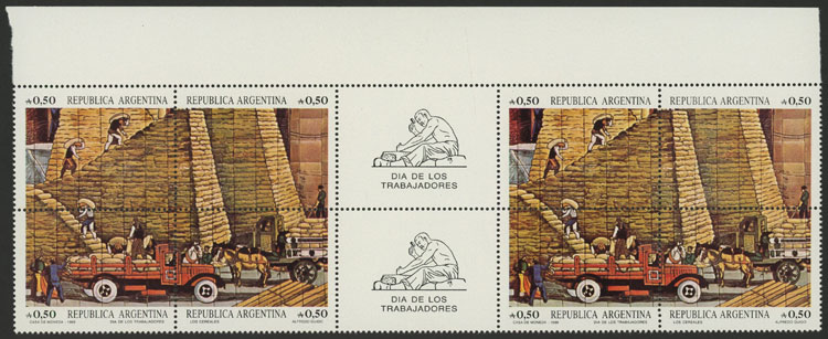 Lot 819 - Argentina general issues -  Guillermo Jalil - Philatino Auction # 2605 ARGENTINA: Very good selection of interesting lots with very low prices!