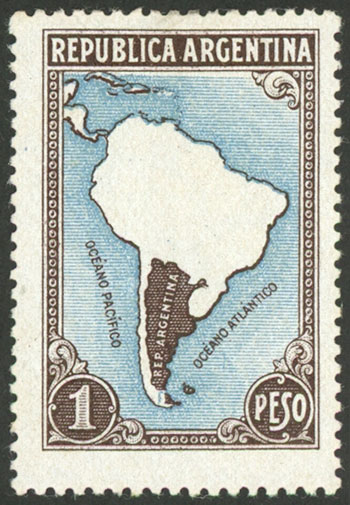 Lot 438 - Argentina general issues -  Guillermo Jalil - Philatino Auction # 2605 ARGENTINA: Very good selection of interesting lots with very low prices!