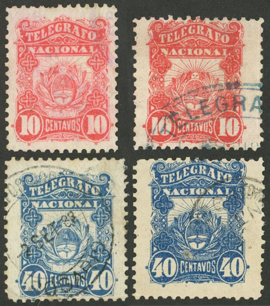 Lot 1008 - Argentina telegraph stamps - Guillermo Jalil - Philatino Auction # 2605 ARGENTINA: Very good selection of interesting lots with very low prices! Lot 1008 - Argentina telegraph stamps - Guillermo Jalil - Philatino Auction # 2605 ARGENTINA: Very good selection of interesting lots with very low prices!