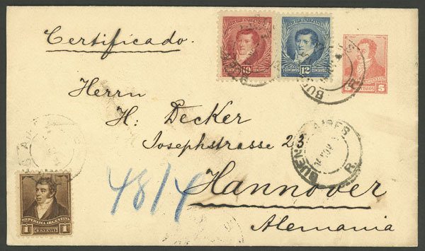 Lot 1097 - Argentina postal history - Guillermo Jalil - Philatino Auction # 2605 ARGENTINA: Very good selection of interesting lots with very low prices! Lot 1097 - Argentina postal history - Guillermo Jalil - Philatino Auction # 2605 ARGENTINA: Very good selection of interesting lots with very low prices!
