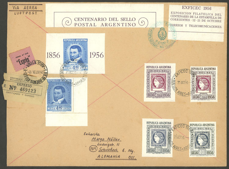 Lot 630 - Argentina general issues -  Guillermo Jalil - Philatino Auction # 2605 ARGENTINA: Very good selection of interesting lots with very low prices!