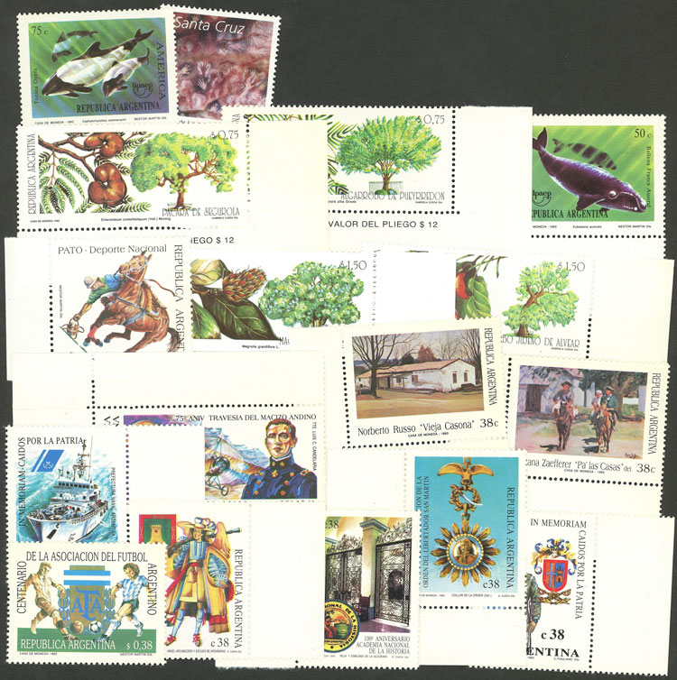 Lot 829 - Argentina general issues - Guillermo Jalil - Philatino Auction # 2605 ARGENTINA: Very good selection of interesting lots with very low prices! Lot 829 - Argentina general issues - Guillermo Jalil - Philatino Auction # 2605 ARGENTINA: Very good selection of interesting lots with very low prices!