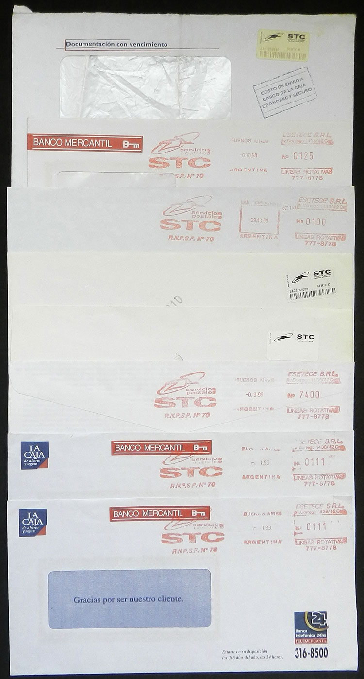 Lot 1207 - Argentina private posts - Guillermo Jalil - Philatino Auction # 2605 ARGENTINA: Very good selection of interesting lots with very low prices! Lot 1207 - Argentina private posts - Guillermo Jalil - Philatino Auction # 2605 ARGENTINA: Very good selection of interesting lots with very low prices!