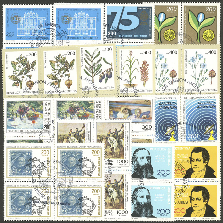 Lot 792 - Argentina general issues - Guillermo Jalil - Philatino Auction # 2605 ARGENTINA: Very good selection of interesting lots with very low prices! Lot 792 - Argentina general issues - Guillermo Jalil - Philatino Auction # 2605 ARGENTINA: Very good selection of interesting lots with very low prices!